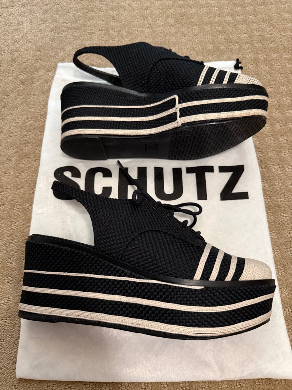 Schutz Slingback Platform